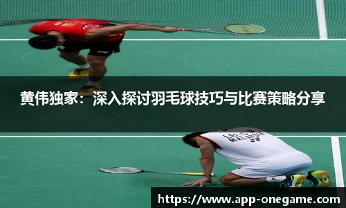 黄伟独家：深入探讨羽毛球技巧与比赛策略分享